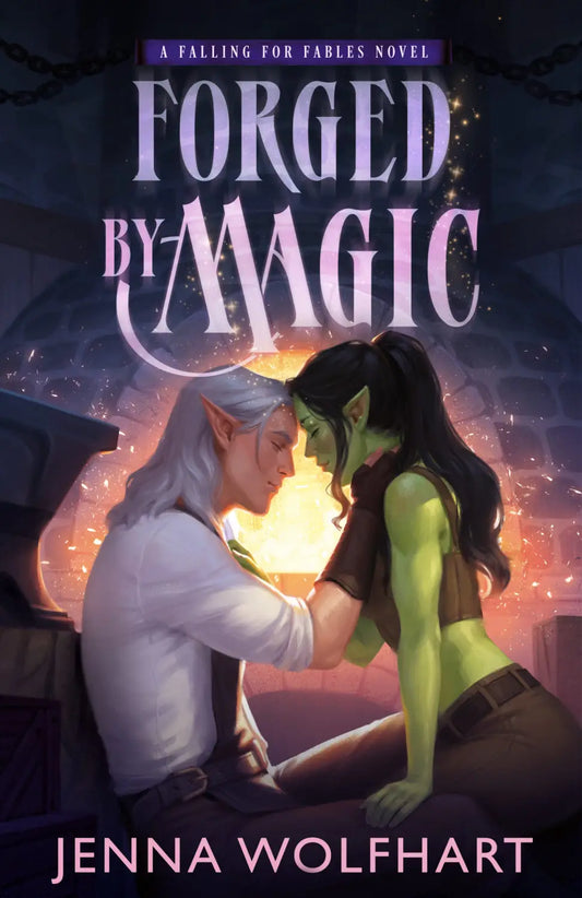 Forbidden Magic book cover for fantasy romance book review on pleasant fae-filled fantasy.