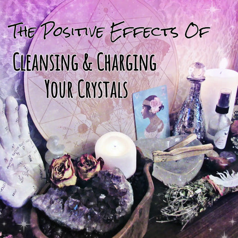 Cleansing & Charging Crystals The Positive Effects Full Moon New Moon Moon Water Amethyst Quartz Smudge Sticks Smudge Bundles